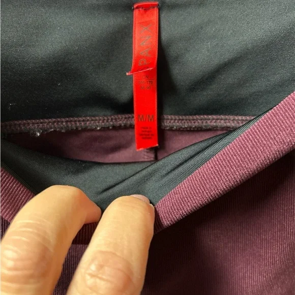 SPANX Deep Wine Color Leggings - Picture 3 of 3